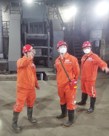 吴亚到新桥矿业调研和检查工作